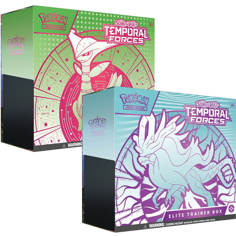 Pokemon TCG Scarlet & Violet Temporal Forces Elite Trainer Box - 9 Packs