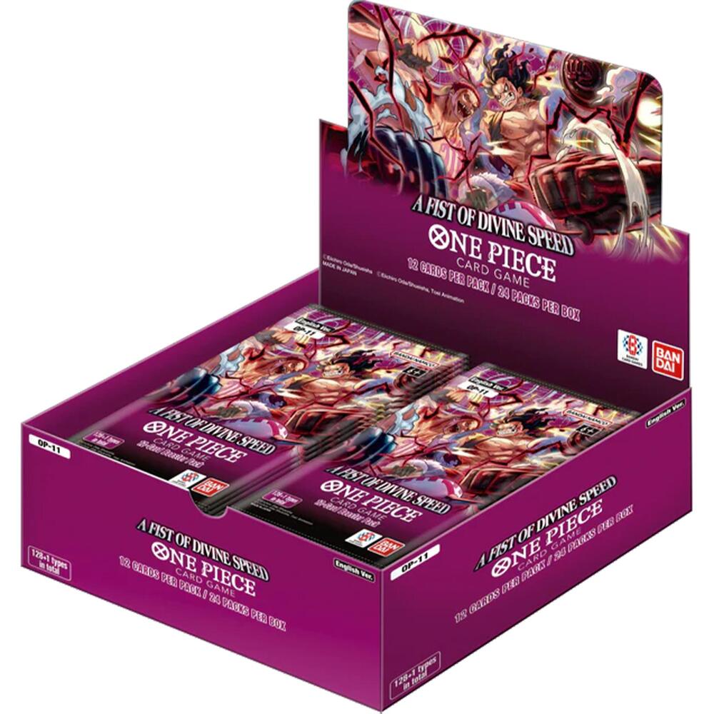 One Piece TCG OP11 A Fist of Divine Speed Booster Box - 24 Booster Box