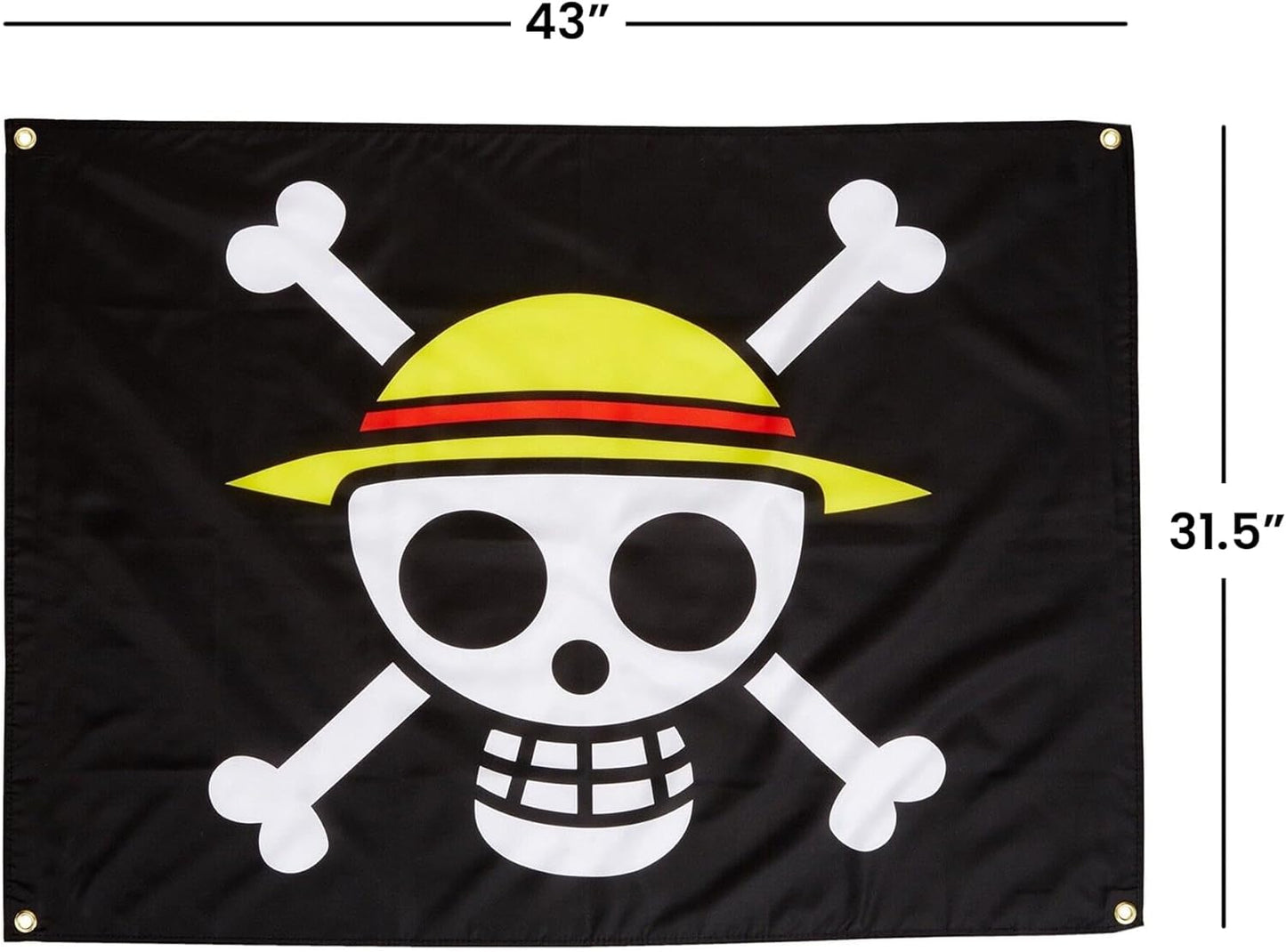 One Piece - The Straw Hat Pirates Flag - Great Eastern - Luffy's Jolly Roger