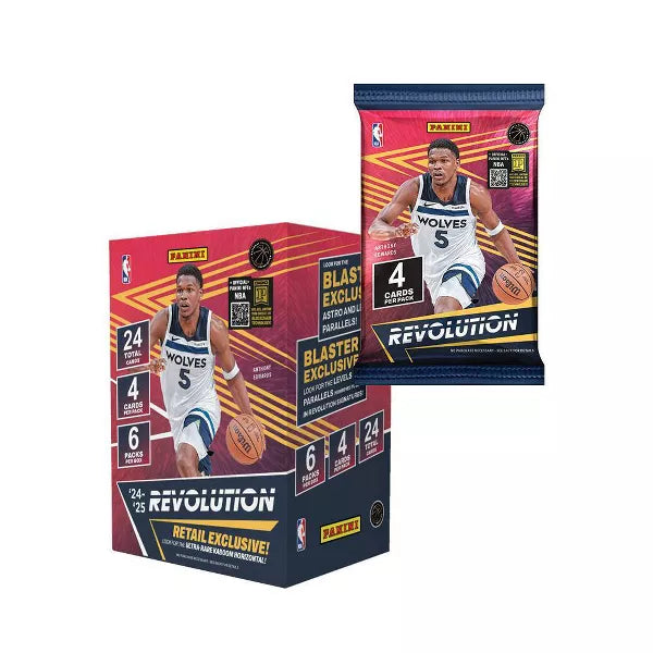 2024-25 Panini NBA Revolution Basketball Trading Cards Blaster Box
