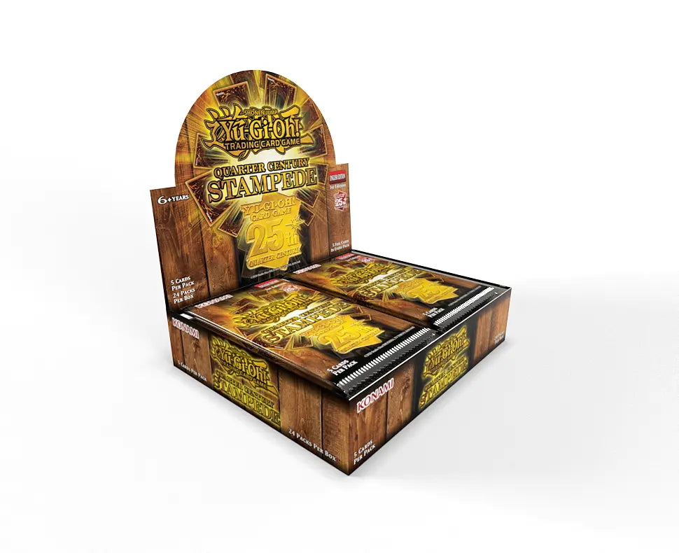 Yugioh TCG Quarter Century Stampede Booster Box - 24 Packs
