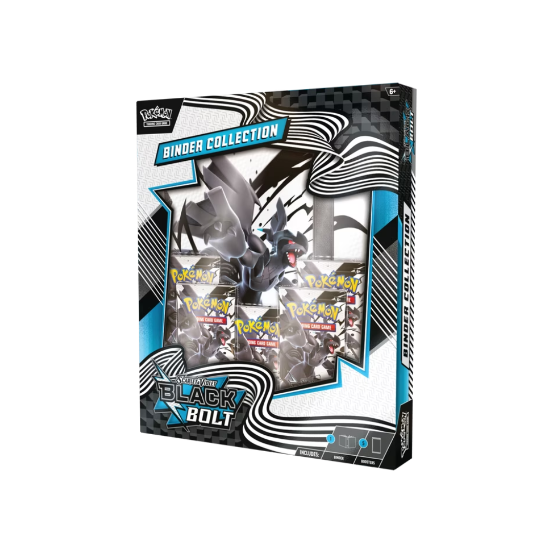 Pokemon TCG Black Bolt / White Flare Binder Collection - 5 Booster Packs