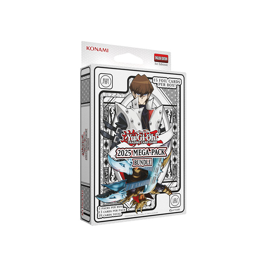 Yugioh! CCG 2025 Mega-Pack Bundle - 3 Packs, 13 Cards Each