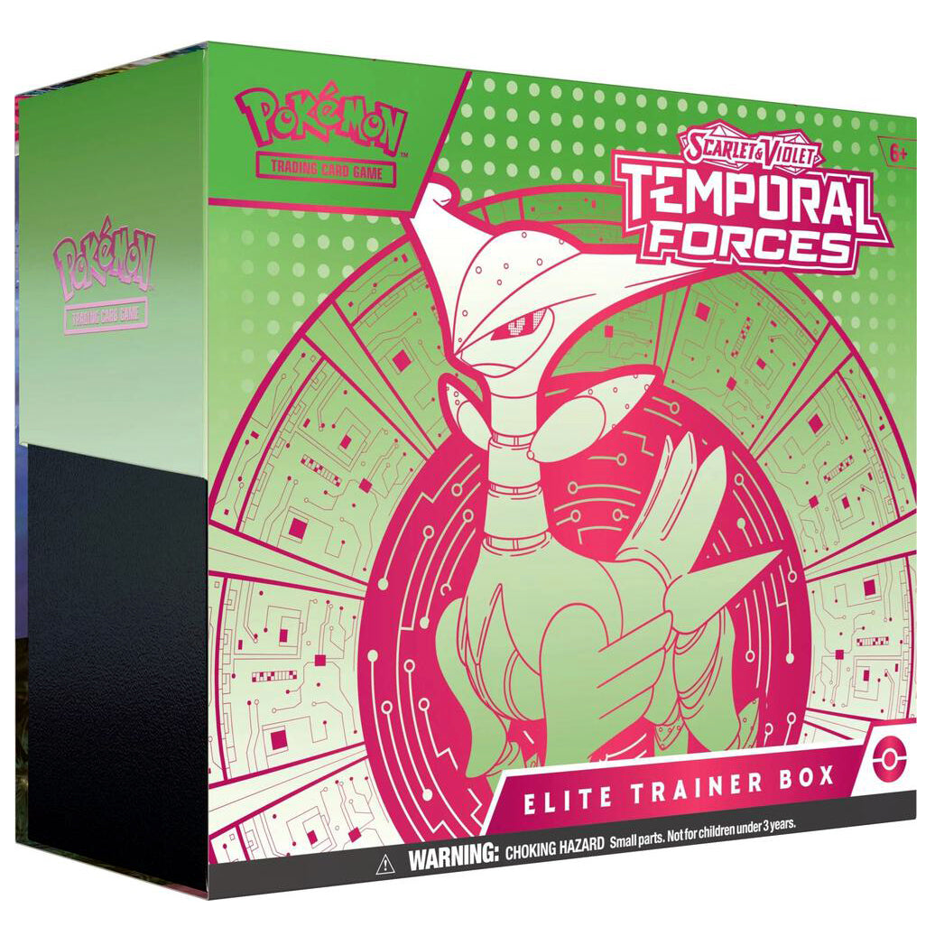 Pokemon TCG Scarlet & Violet Temporal Forces Elite Trainer Box - 9 Packs