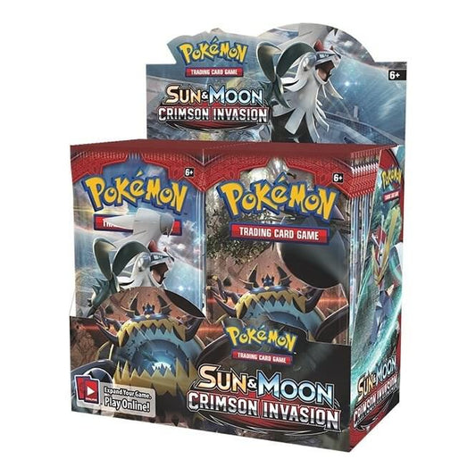 Pokemon TCG Sun & Moon Crimson Invasion Booster Box - 36 Packs