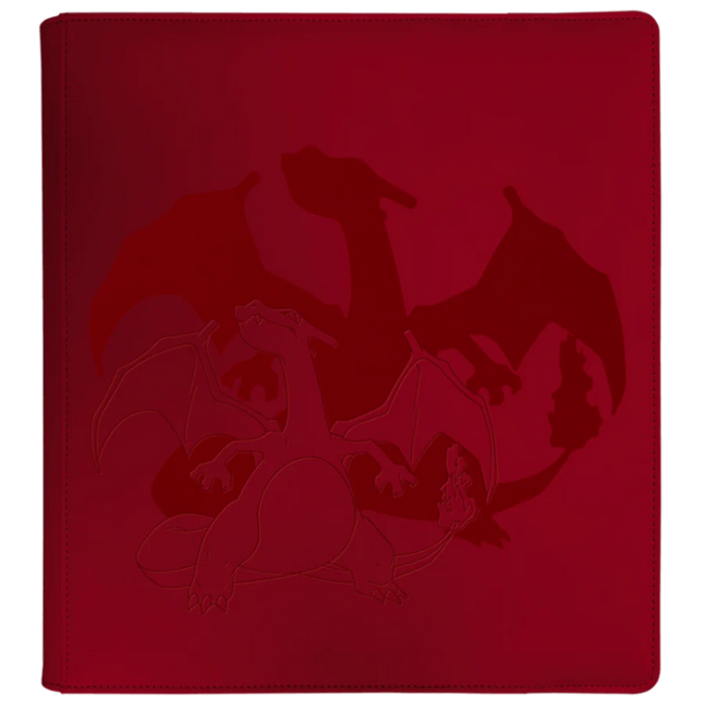 Ultra PRO Elite Series Charizard 12-Pocket Zippered PRO-Binder, Holds 480 Standard Size Cards