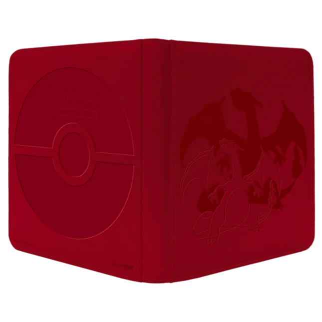 Ultra PRO Elite Series Charizard 12-Pocket Zippered PRO-Binder, Holds 480 Standard Size Cards