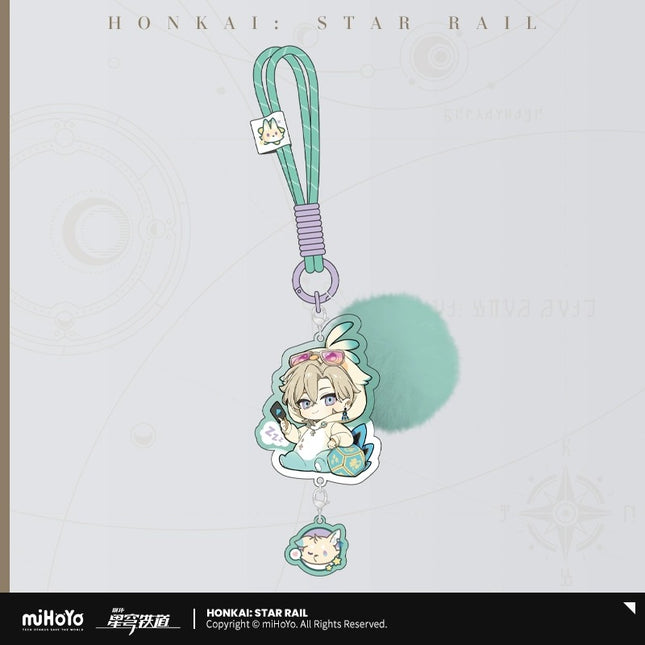 Honkai Star Rail Boy's Dormitory Series Vol. 2 Chibi Acrylic Keychains Official Merchendise PREORDER