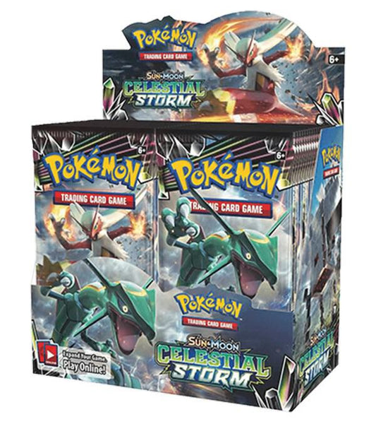 Pokemon TCG Sun & Moon Celestial Storm Booster Box - 36 Packs