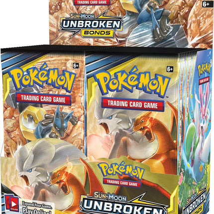 Pokemon TCG Sun & Moon Unbroken Bonds Booster Box - 36 Packs