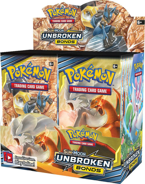 Pokemon TCG Sun & Moon Unbroken Bonds Booster Box - 36 Packs