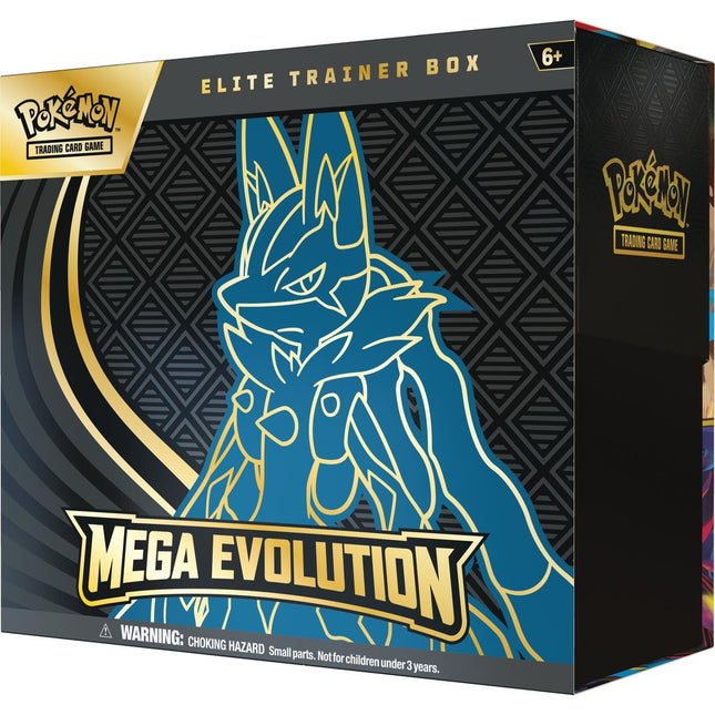 Pokemon TCG Mega Evolution Elite Trainer Box ETB - 9 Booster Packs