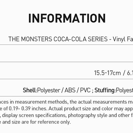 Pop Mart Labubu The Monsters Coca Cola Series Vinyl Face Blind Box Authentic