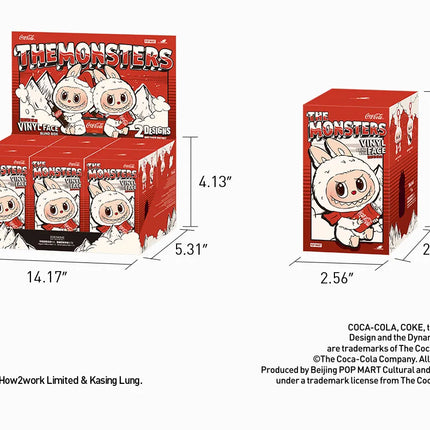 Pop Mart Labubu The Monsters Coca Cola Series Vinyl Face Blind Box Authentic