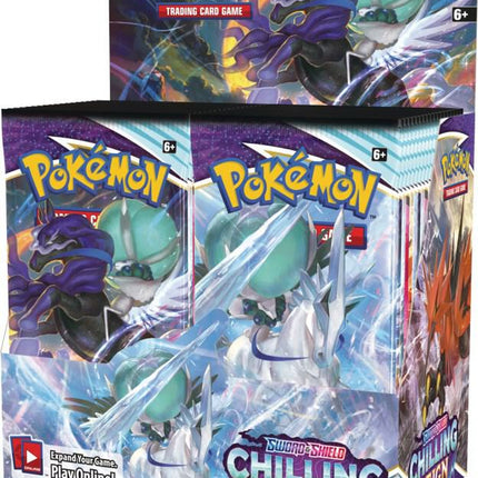 Pokemon TCG Sword & Shield Chilling Reign Booster Box - 36 Packs