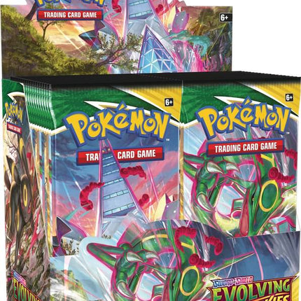 Pokemon TCG Sword & Shield Evolving Skies Booster Box - 36 Packs