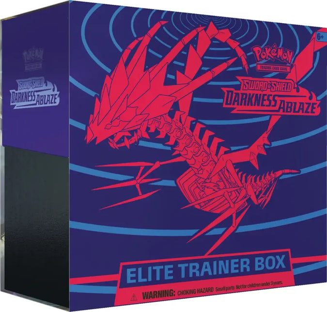 Pokemon TCG Sword & Shield Darkness Ablaze Elite Trainer Box - 8 Packs