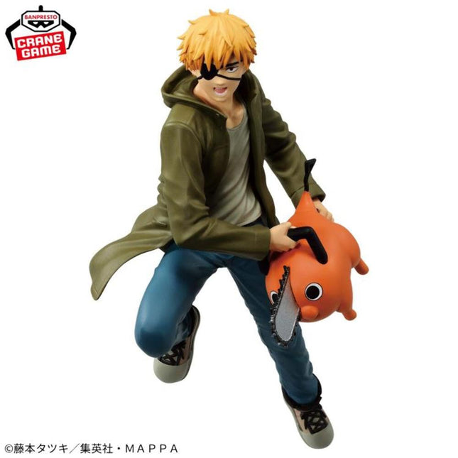 Man Denji / Denji & Pochita Vibration, Chainsaw, Vibration Stars, Banpresto figure, 4.7" tall