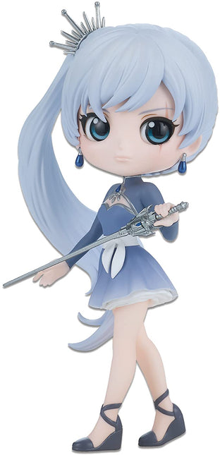 Weiss Schnee FIG Q, RWBY, Q Posket, Banpresto figure, 5.5" tall