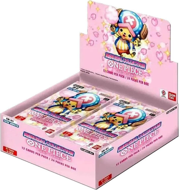 One Piece TCG EB01 Memorial Collection Booster Box - 24 Packs