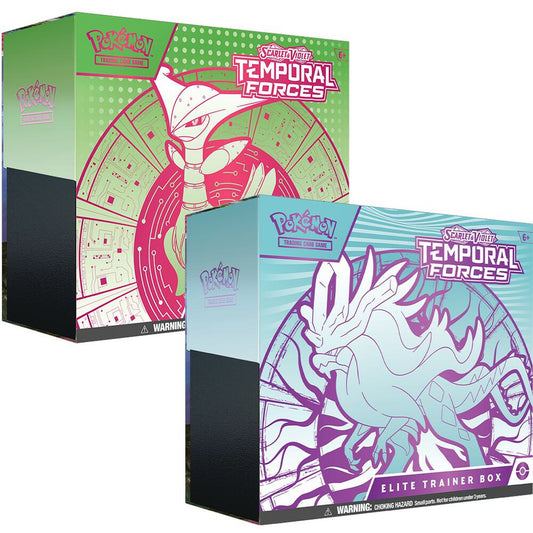 Pokemon TCG Scarlet & Violet Temporal Forces Elite Trainer Box - 9 Packs