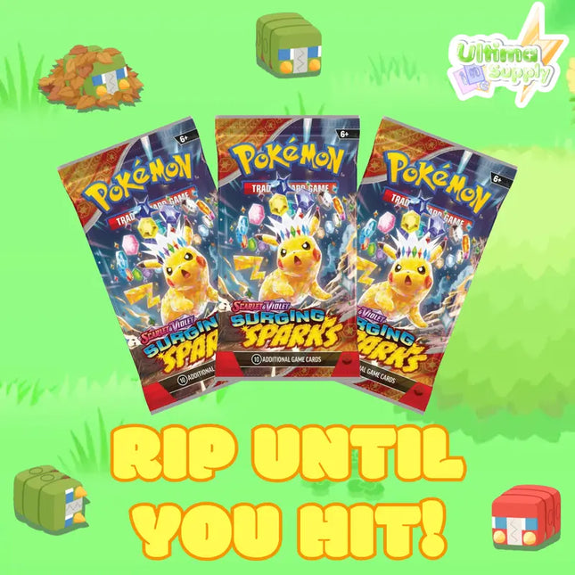 rip pokemon card Pokemon TCG Surging Sparks Rip 'Till You Hit RTYH – Ultima Supply