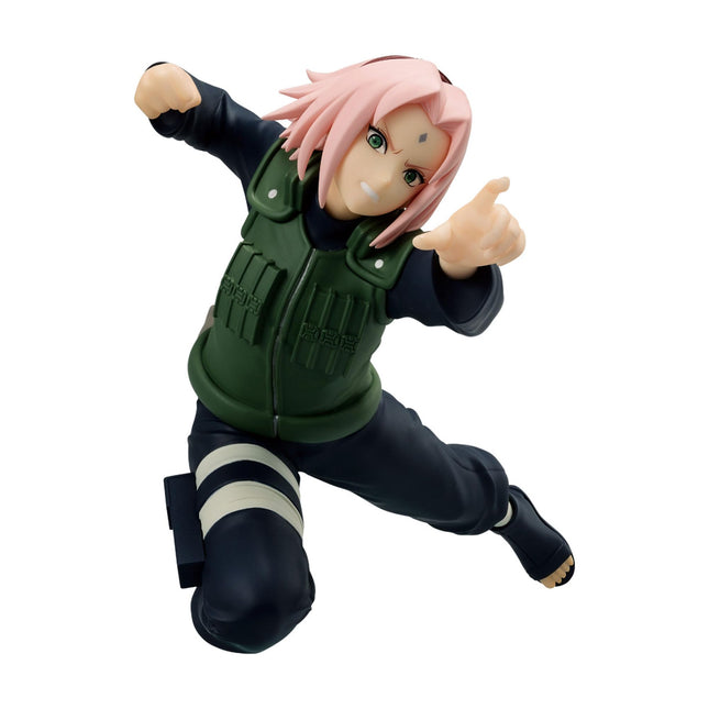 Shippuden Haruno Sakura II, Bandai Spirits Vibration, Naruto, Vibration Stars, Banpresto figure, 5.5" tall