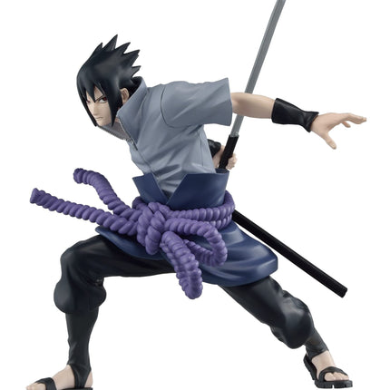 Shippuden Uchiha Sasuke III Statue Vibration, Naruto, Vibration Stars, Banpresto figure, 6" tall