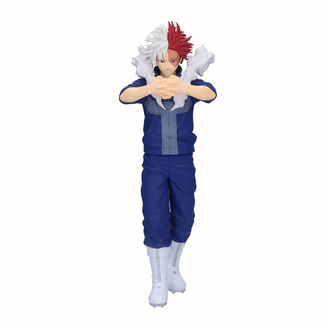 Hero Academia Shoto Todoroki, Bandai Spirits The DX Amazing, My, Amazing Heroes, Banpresto figure, 8.3" tall