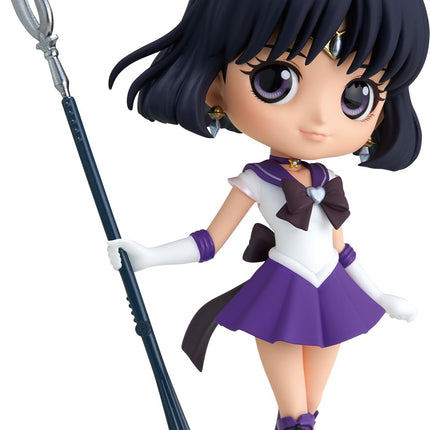 Guardian Sailor Moon Eternal The Movie Super Sailor Saturn (ver.A) Q, Pretty, Q Posket, Banpresto figure, 5.5" tall