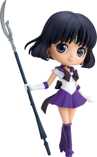 Guardian Sailor Moon Eternal The Movie Super Sailor Saturn (ver.A) Q, Pretty, Q Posket, Banpresto figure, 5.5" tall
