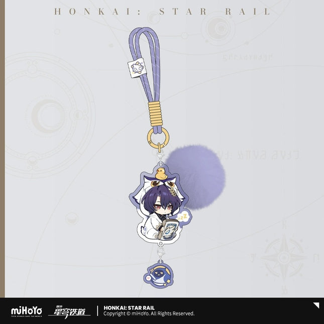 Honkai Star Rail Boy's Dormitory Series Vol. 2 Chibi Acrylic Keychains Official Merchendise PREORDER