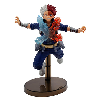 Hero Academia Shoto Todoroki, Bandai Spirits The Plus Amazing, My, Amazing Heroes, Banpresto figure, 4.7" tall