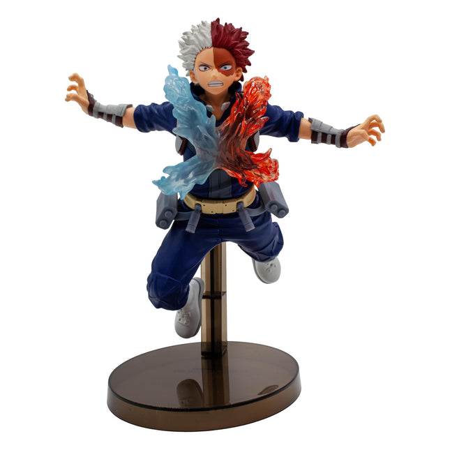 Hero Academia Shoto Todoroki, Bandai Spirits The Plus Amazing, My, Amazing Heroes, Banpresto figure, 4.7" tall