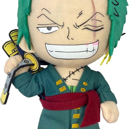 Great Eastern Animation GE-52803 One Piece 9" Roronoa Zoro Stuffed Plush, 8"