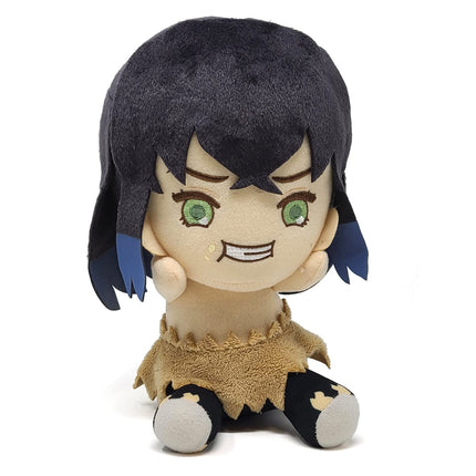 Slayer: Kimetsu no Yaiba Big Plush Nezuko Kamado Inosuke Hashibira(Real Face) (B:Inosuke Hashibira), Demon, Banpresto figure, 8" tall