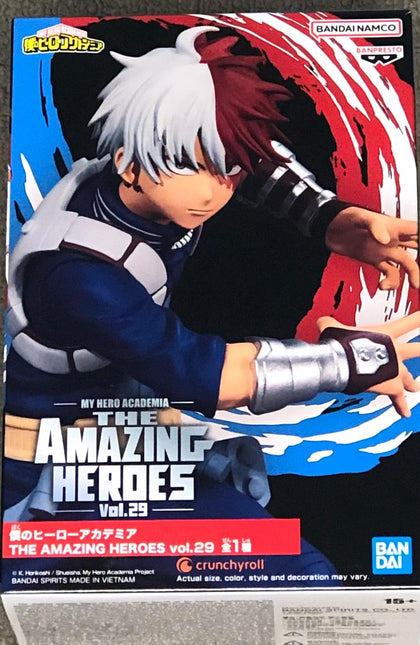 Hero Academia The Shoto Todoroki (MHA) Amazing Heroes Vol., My, Amazing Heroes Vol. 29, Banpresto figure, 5.5" tall