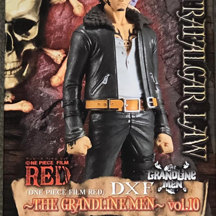Piece Film Red Men Vol. 10 Law Statue DXF The, One, DXF The Grandline, Banpresto figure, 6.7" tall