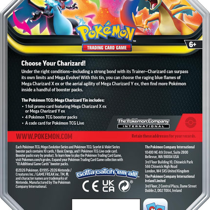 Pokémon TCG: Mega Charizard Y Tin