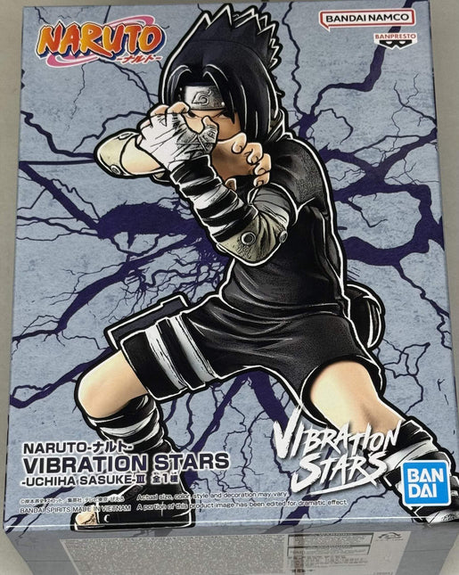 Uchiha Sasuke III, Bandai Spirits Vibration, Naruto, Vibration Stars, Banpresto figure, 5.5" tall