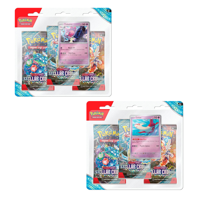 Pokemon TCG Stellar Crown 3 Booster Pack Blister