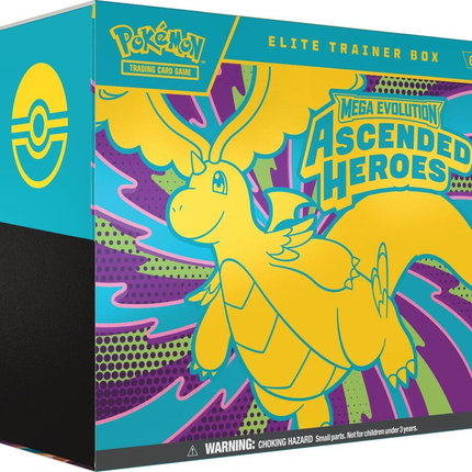Pokemon TCG Ascended Heroes Elite Trainer Box ETB - 9 Booster Packs