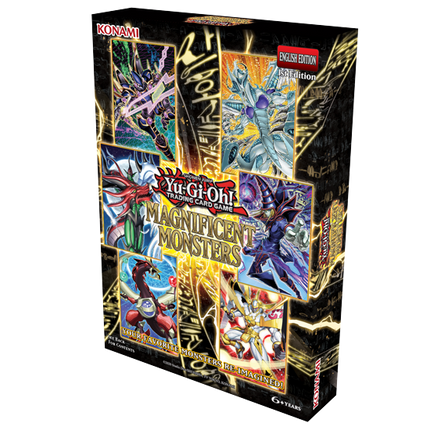 Yu-Gi-Oh! TCG Magnificent Monsters Mini Box - 18 Trading Cards, 3 Booster Packs