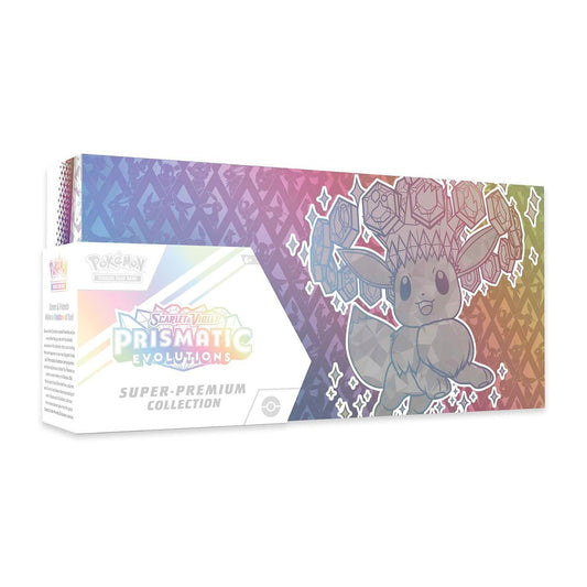 Pokemon TCG Scarlet & Violet Prismatic Evolutions Super Premium Collection - 15 Packs