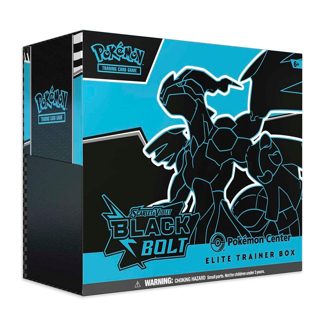 Pokemon TCG Scarlet & Violet Black Bolt White Flare Pokemon Center Exclusive Elite Trainer Box - 11 Packs