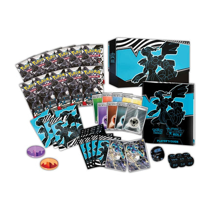 Pokemon TCG Scarlet & Violet Black Bolt White Flare Pokemon Center Exclusive Elite Trainer Box - 11 Packs