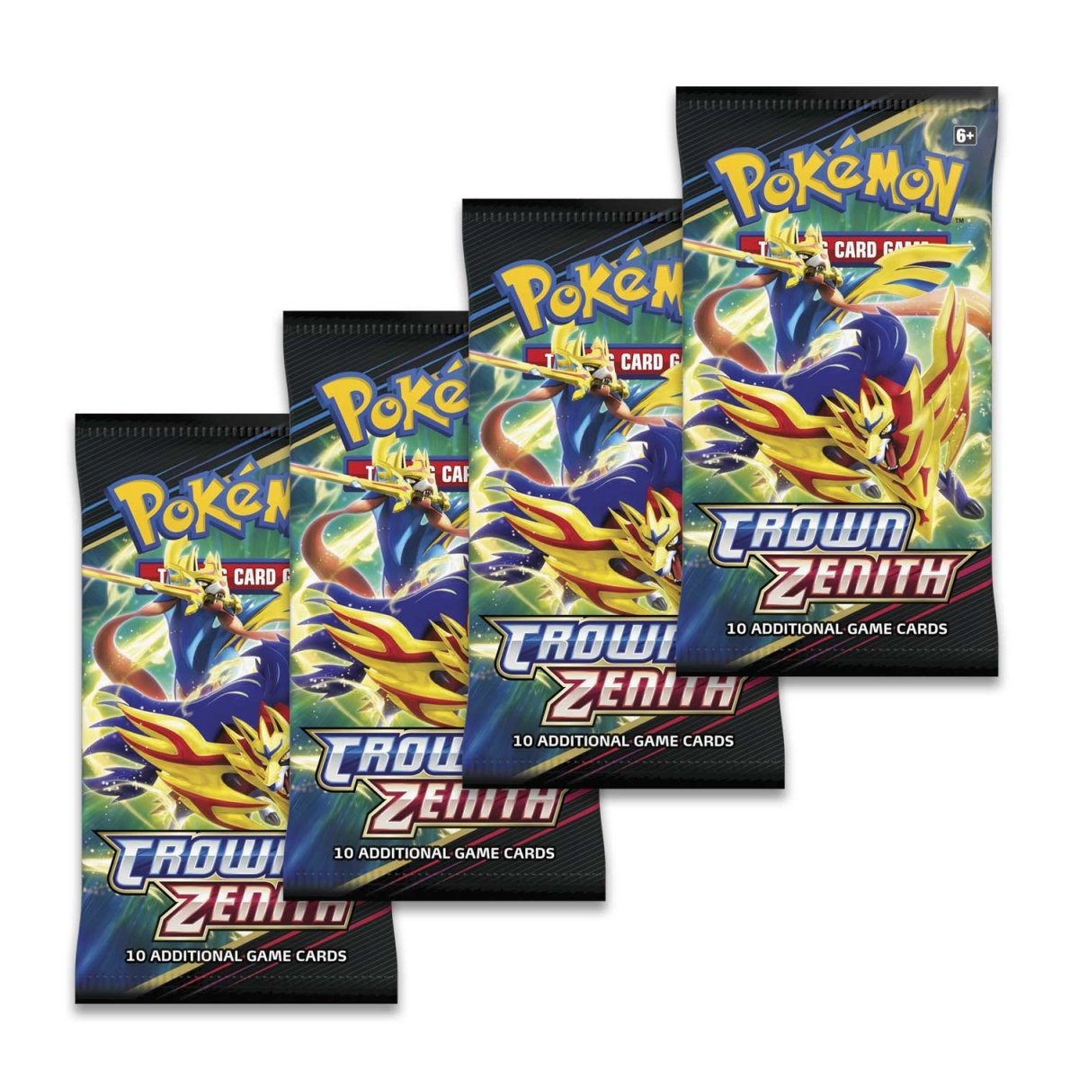 Pokemon TCG Sword & Shield Crown Zenith Collecton Regieleki/Regidrago V - 4 Packs