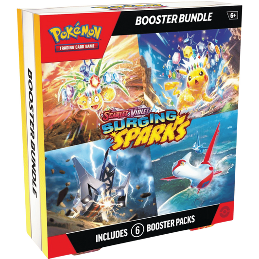 Pokemon TCG Scarlet & Violet Surging Sparks Booster Bundle - 6 Packs