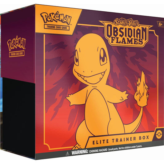 Pokemon TCG Scarlet & Violet Obsidian Flames Elite Trainer Box - 9 Packs