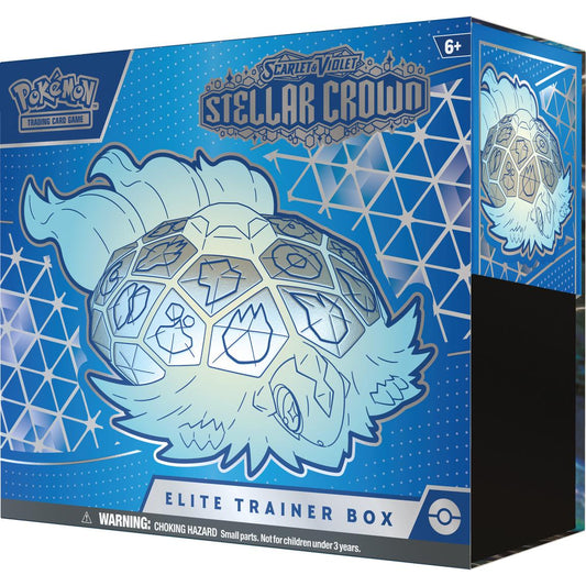 Pokemon TCG Scarlet & Violet Stellar Crown Elite Trainer Box - 9 Packs
